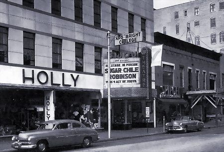 Bijou Theatre - Marquee From Street (newer photo)